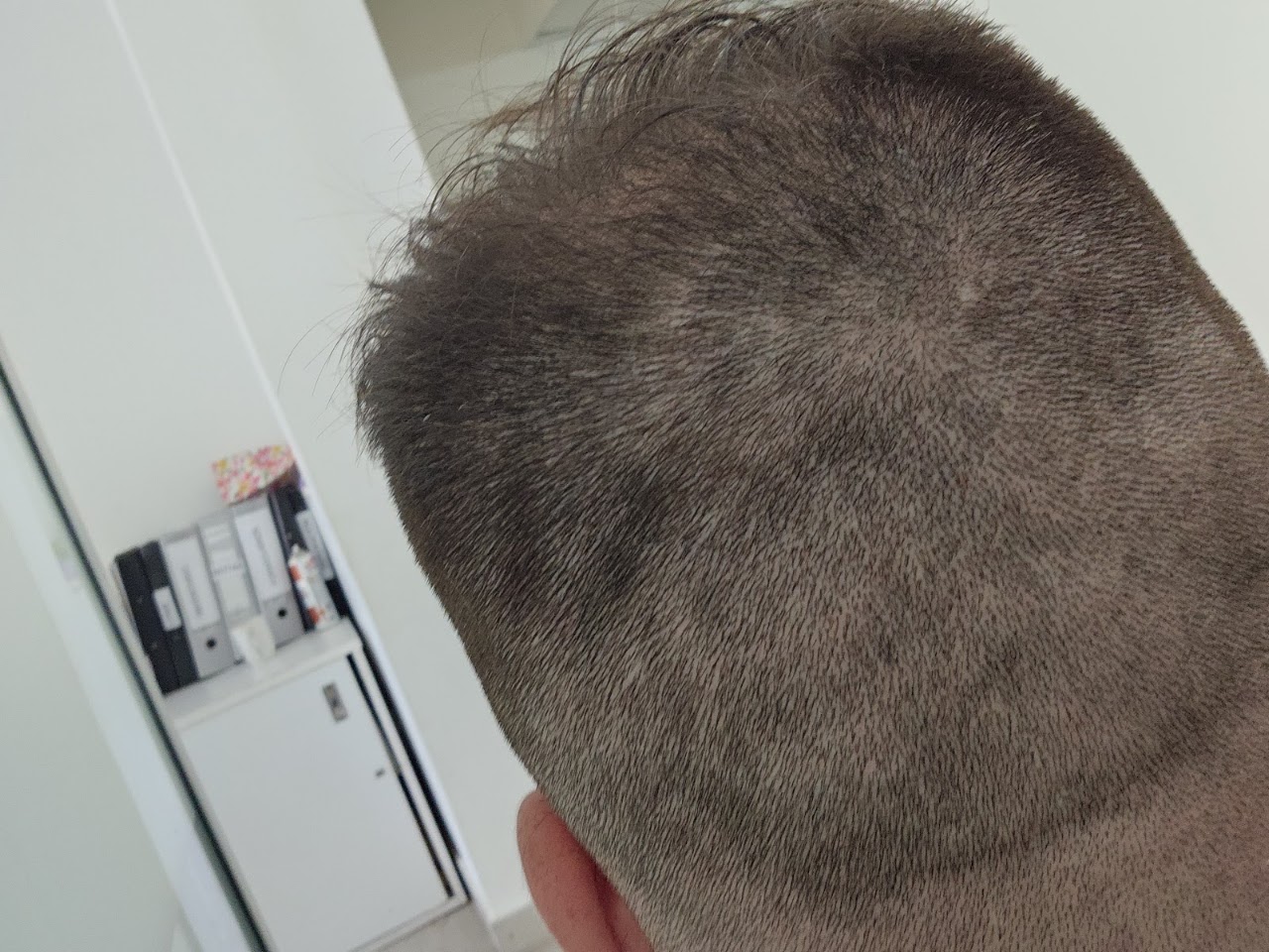Detalle de corte en Barbería de Olivos